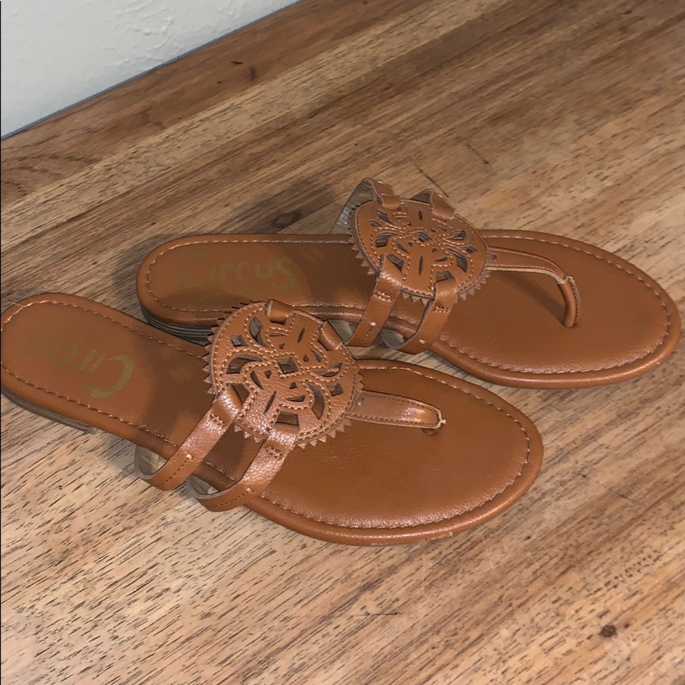 Sam Edelman sandals- camel colored leather